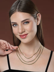 18KT Gold Plated Stainless Steel Tarnish-Free Waterproof Necklace