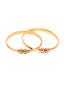 Set Of 2 Gold-Plated Handcrafted Bangles