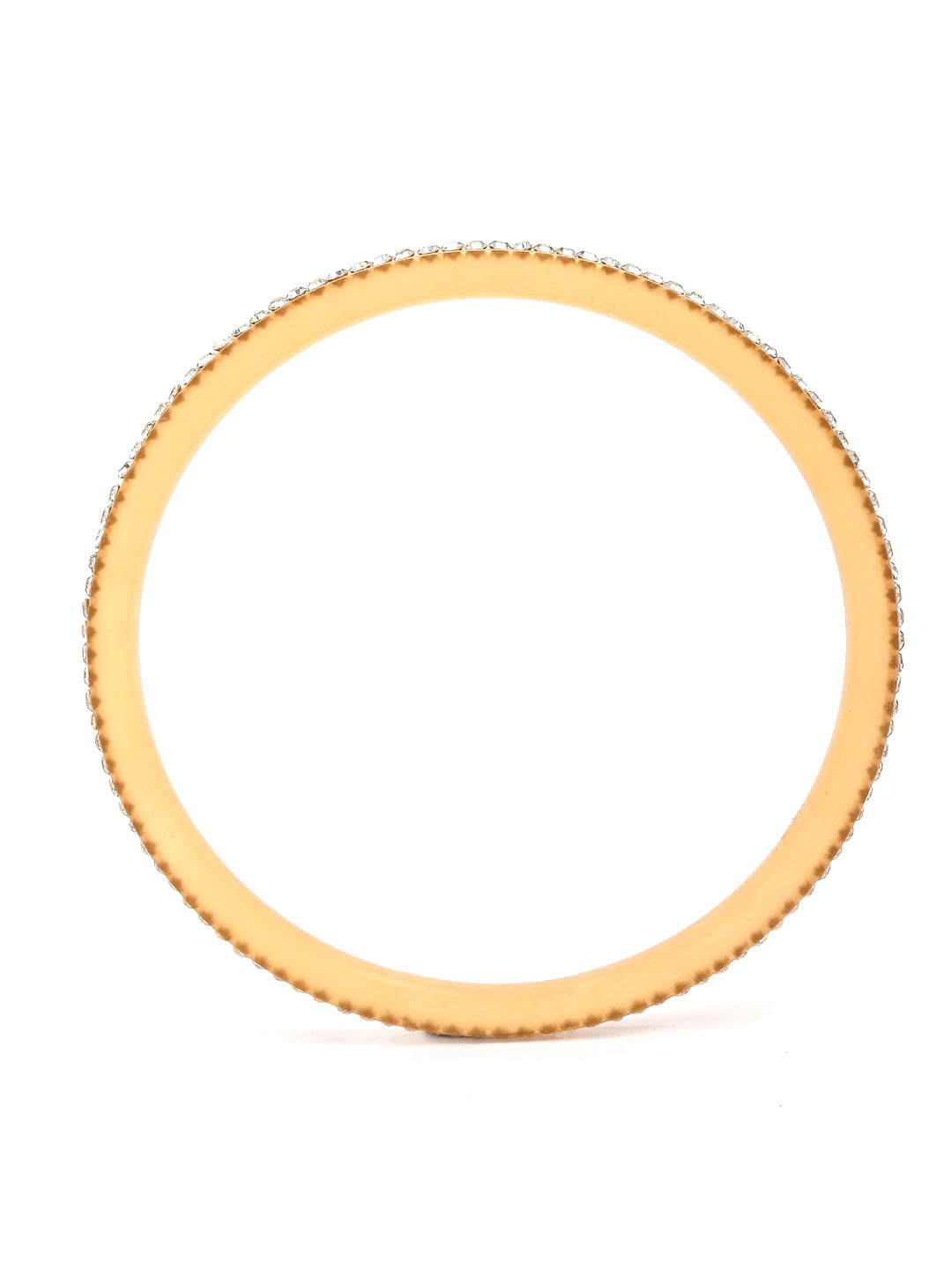 Set of 72 Gold-Plated Red AD-Studded Bangle