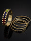 Set Of 5 Gold-Plated Handcrafted Bangles