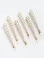 Women Set of 6 Gold-Plated Bobby Pins