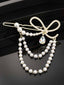 Women Gold-Toned Embellished Chain Drop Hair Pin