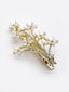 Women Gold-Toned Embellished Alligator Hair Clip