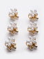 Women Gold-Toned & White Set of 6 Embellished Claw Clip