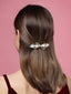 Women Gold-Plated Embellished French Barrette