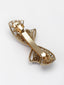 Women Gold-Plated Embellished French Barrette