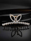 Women Gold-Toned Stone-Studded Embellished Claw Clip