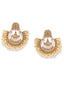 Gold-Plated Handcrafted Crescent Shaped Chandbalis