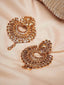 Gold-Plated Crescent Shaped Handcrafted Chandbalis