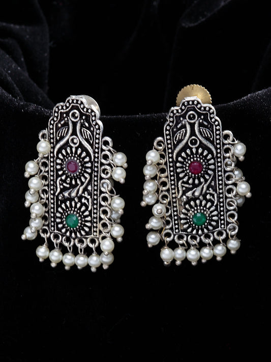 Silver-Plated Classic Drop Earrings