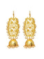 Gold-Plated & White Pearls Classic Jhumkas