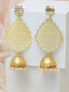 Gold-Plated Dome Shaped Jhumkas