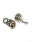 Silver-Toned Contemporary Jhumkas