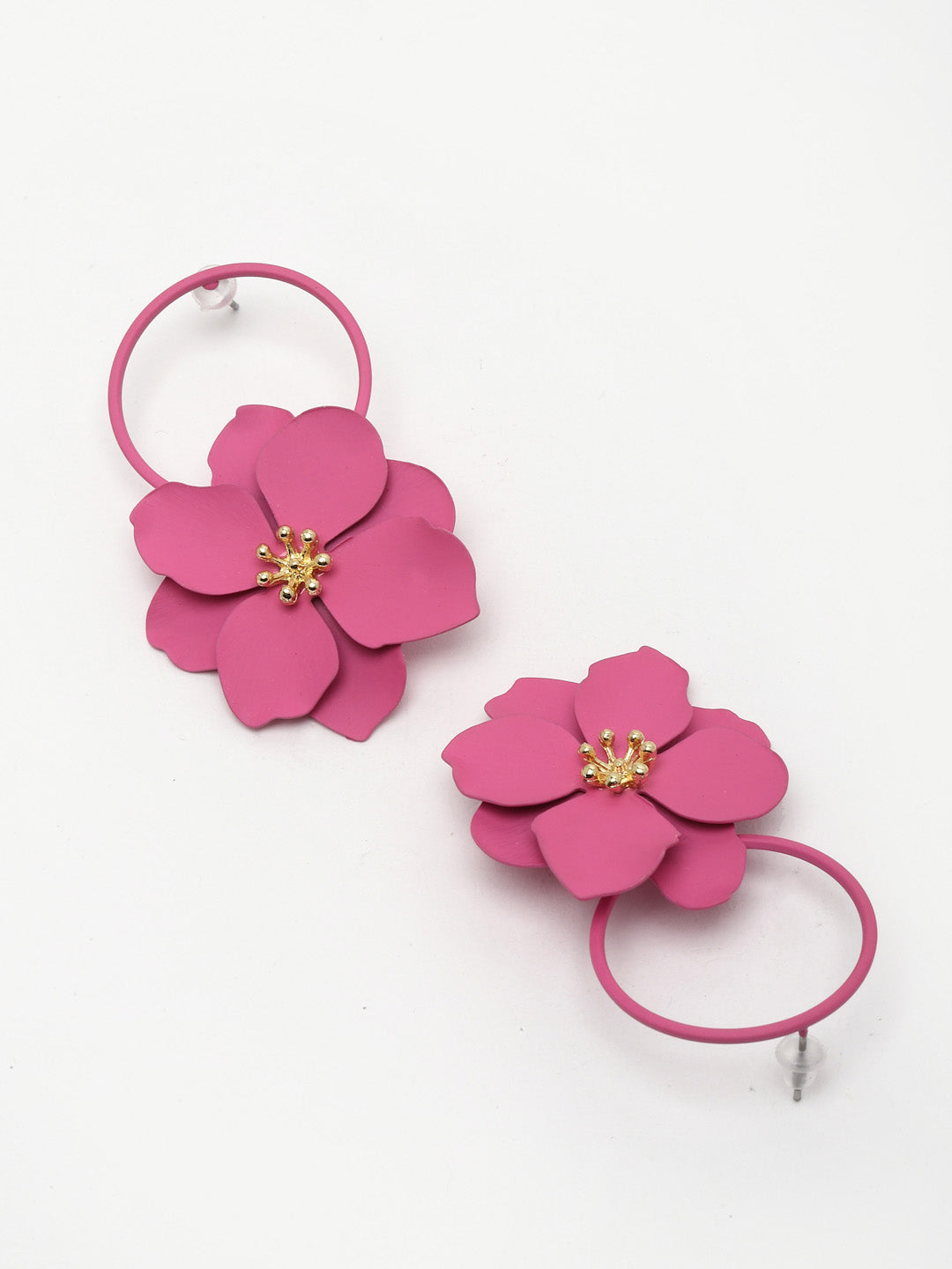 Floral Shaped Drop Earrings