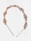 Women Rose Gold-Toned Embellished Hairband