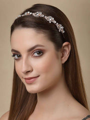 Women Rose Gold-Toned Embellished Hairband