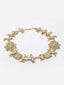 Women Gold-Toned & White AD Embellished Studded Head Chain