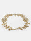 Women Gold-Toned & White AD Embellished Studded Head Chain