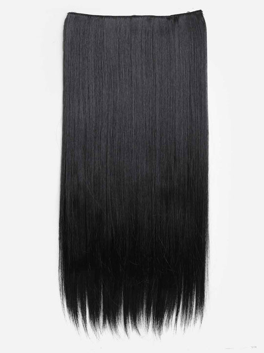 Women Black 5-Clips Hair Extension