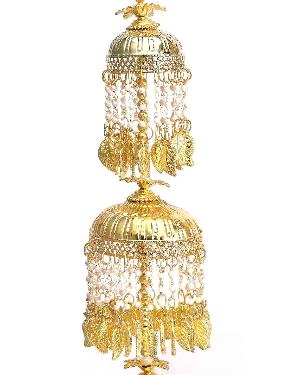 Set Of 2 Gold Plated Bridal Layered Kaleeras