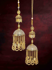 Set Of 2 Gold-Plated Bridal Kaleeras