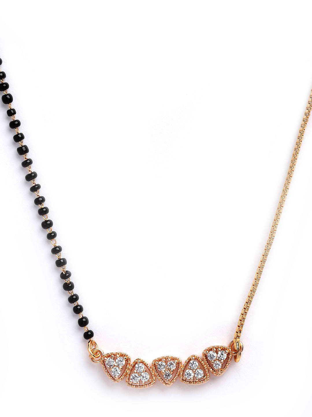 Gold-Plated Studded Mangalsutra