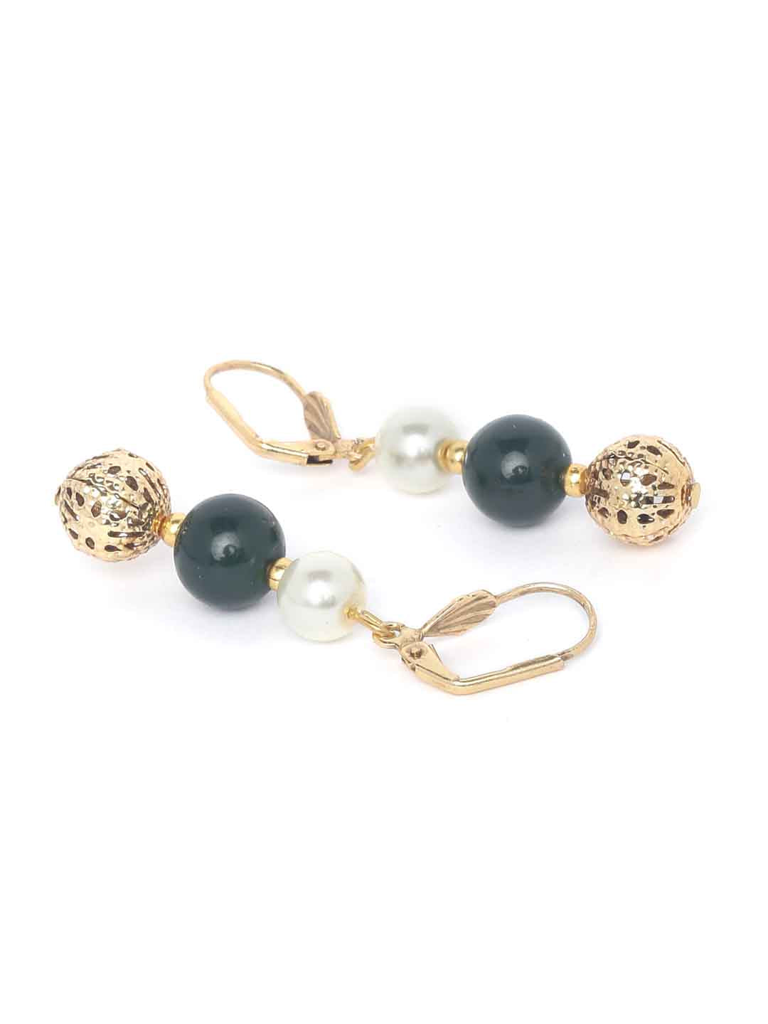 Gold-Plated Handcrafted Pearl Jewellery Set