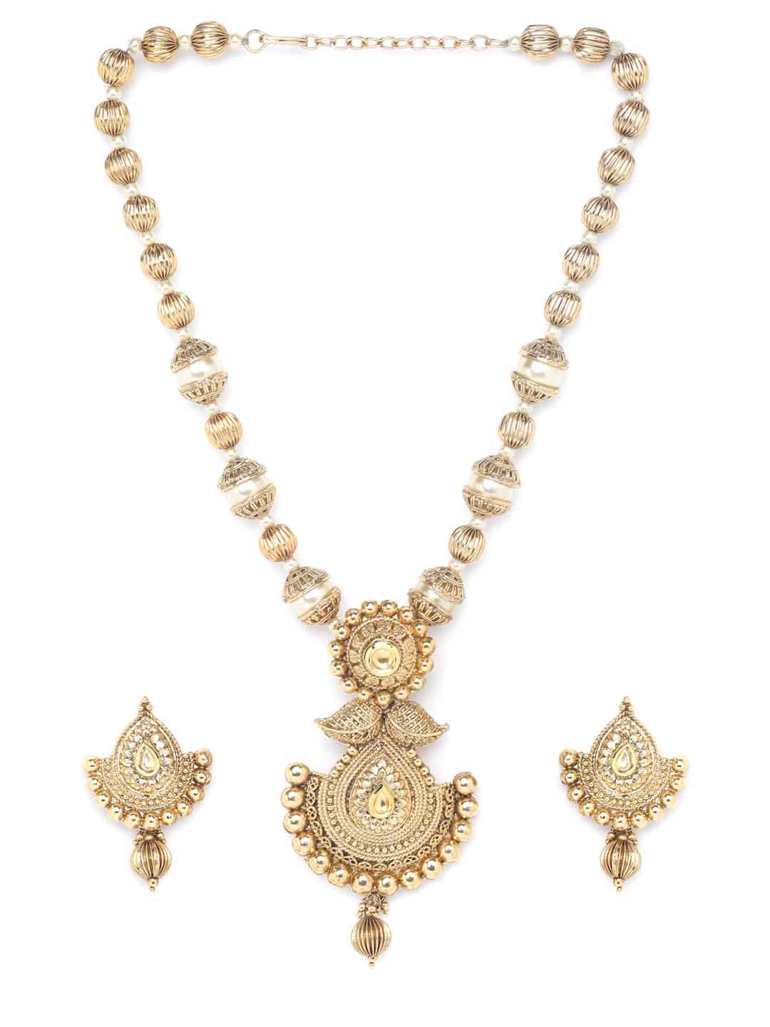 Gold-Plated Handcrafted Jewellery Set
