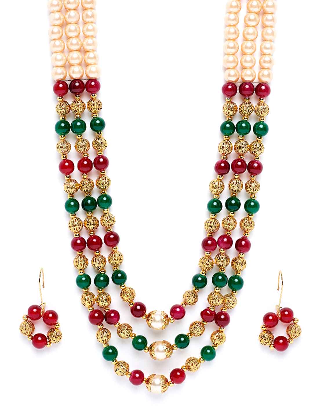 Women Multicolored Handcrafted Jewellery Set