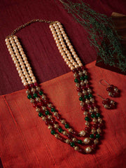 Women Multicolored Handcrafted Jewellery Set