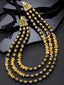 Gold & Black Handcrafted Antique Necklace