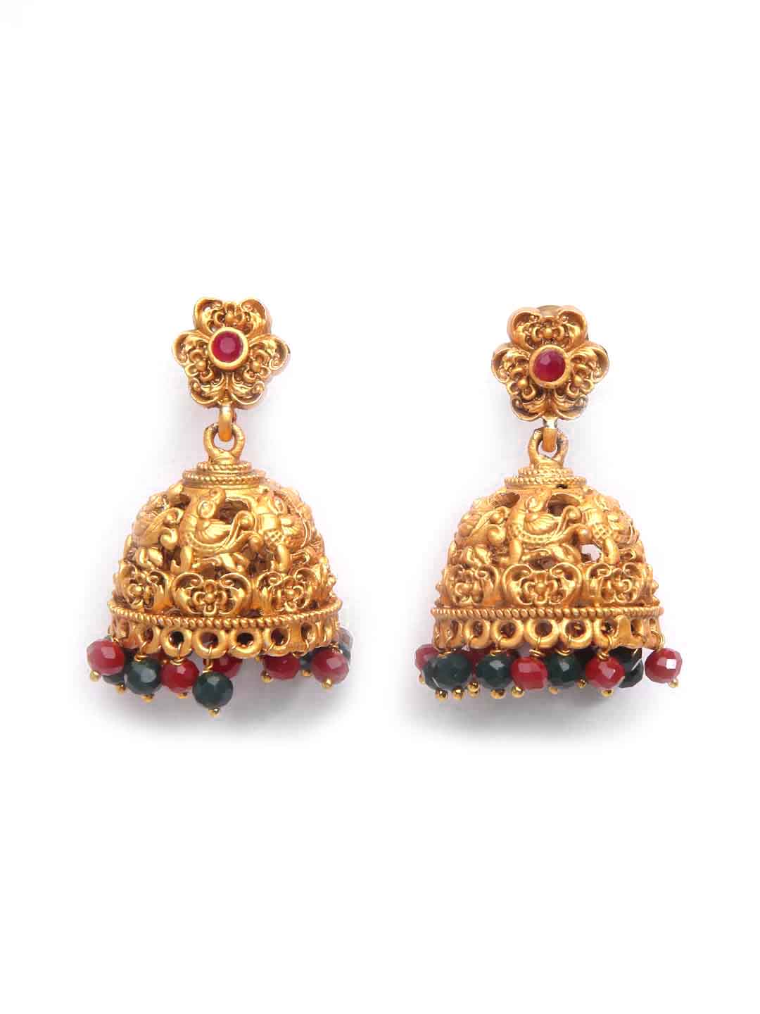 Gold Plated Radhe Krishna Handcrafted Jewellery Set