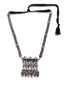 Silver-Toned German Silver Oxidized Tribal Necklace