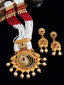 Gold-Plated Kundan Stone-Studded Jewellery Set