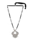 Silver-Toned German Silver Oxidised Necklace