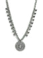 Silver-Toned German Silver Oxidised Necklace