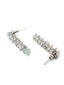 Women Rhodium-Plated AD-Studded Single Line Sleek Jewellery Set