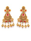 Gold-Plated Artificial Stone Studded Jewellery Set