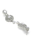 Rhodium-Plated White American Diamonds-Studded Handcrafted Jewellery Set