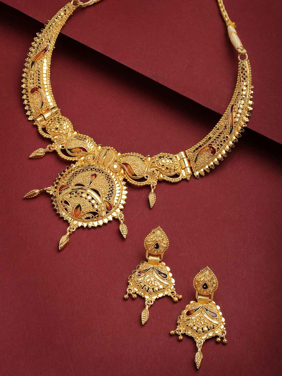 Gold-Plated Traditional Jewellery Set