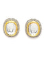 Gold-Plated White Kundan Stone-Studded Jewellery Set