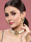 Gold-Plated Stone Studded Choker Jewellery Set