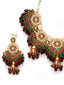 Kundan & Pearl Meenakari Choker Jewellery Set