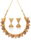 Gold-Plated & Golden-Coloured Artificial Beads-Studded Jewellery