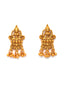 Gold-Plated Gold Stone-Studded & Beaded Jewellery Set