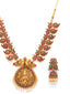 Gold-Plated Stone Studded Temple Jewellery Set