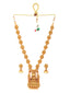 Red Gold Plated Temple Jewellery Set