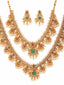 Set Of 2 Gold-Plated Stone-Studded Jewellery Set