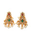 Set Of 2 Gold-Plated Stone-Studded Jewellery Set