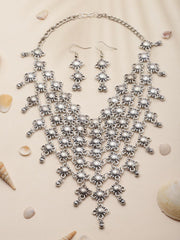 Silver-Plated Handcrafted Jewellery Set